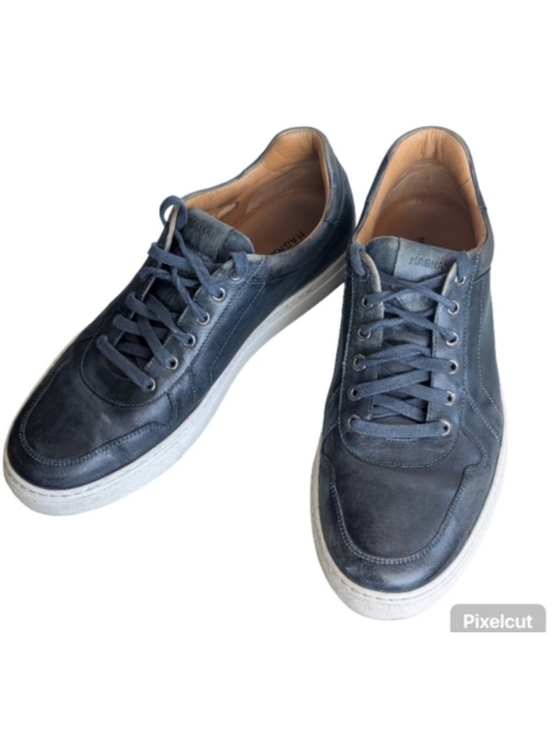 Magnanni Other - Magnanni Bobbi Men's Sneakers Size 10.5 Ombre Blue Leather Casual Shoes